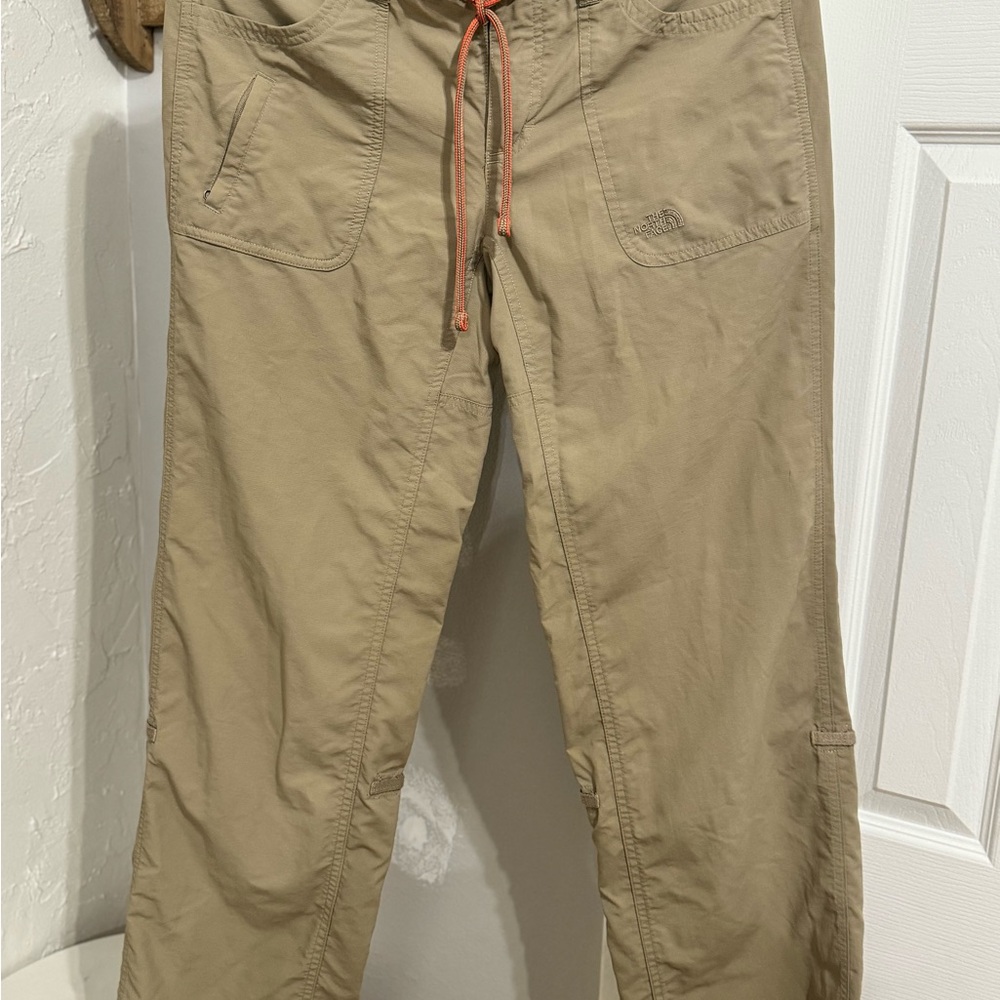 The North Face Tan Cargo Pants Lightweight Adjustable Fit